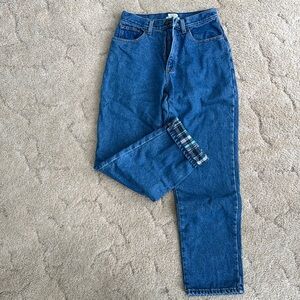 Ll bean flannel lined Jean